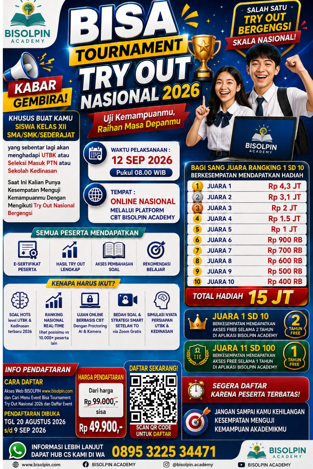 BISA Tournament Try Out Nasional 2026