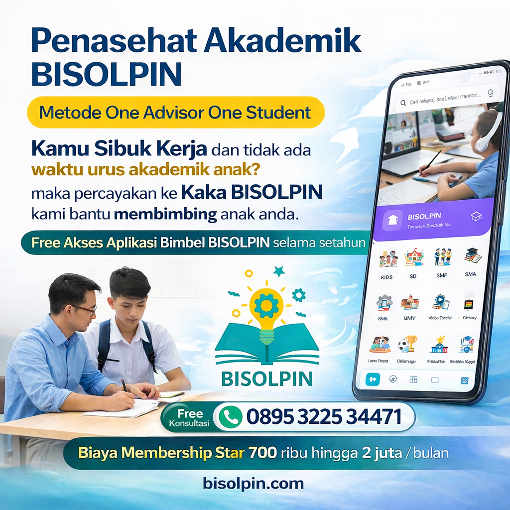 Bisolpin Menyediakan Layanan Khusus bernama Penasehat Akademik Siswa Oleh Kaka BISOLPIN